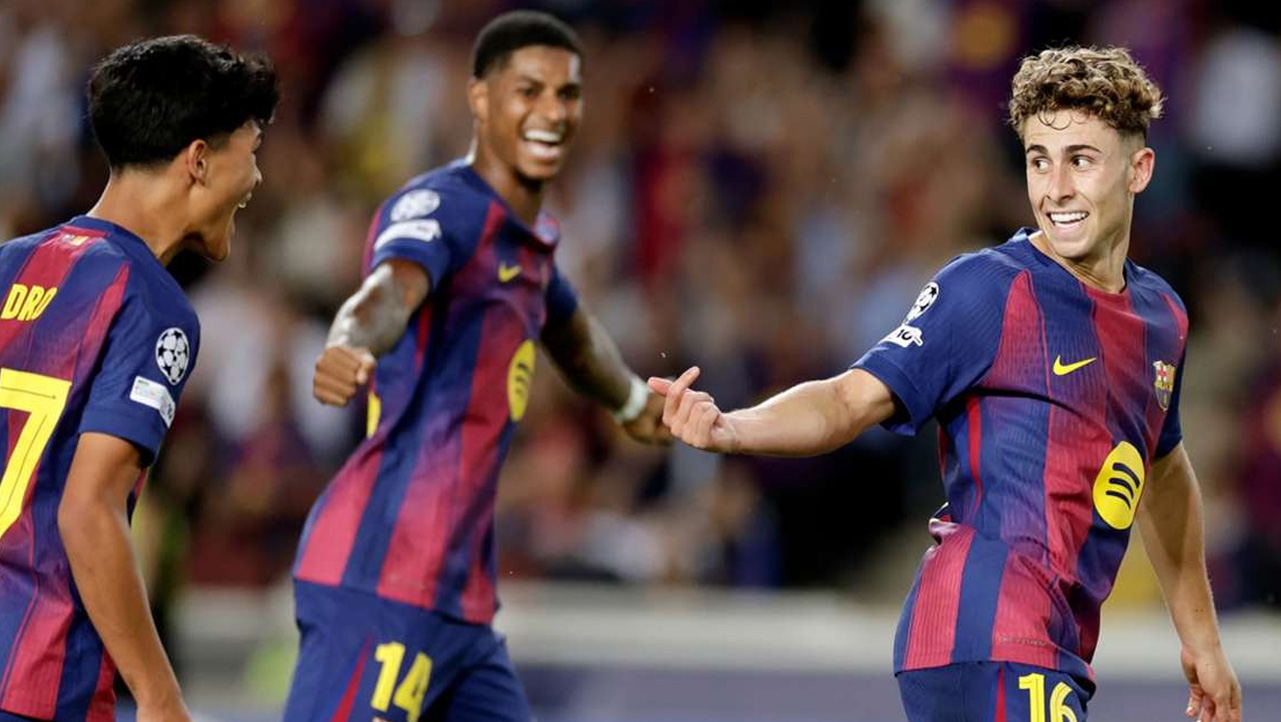 অলিম্পিয়াকোসের বিপক্ষে হ্যাটট্রিক করেন বার্সেলোনার ফেরমিন লোপেজ।