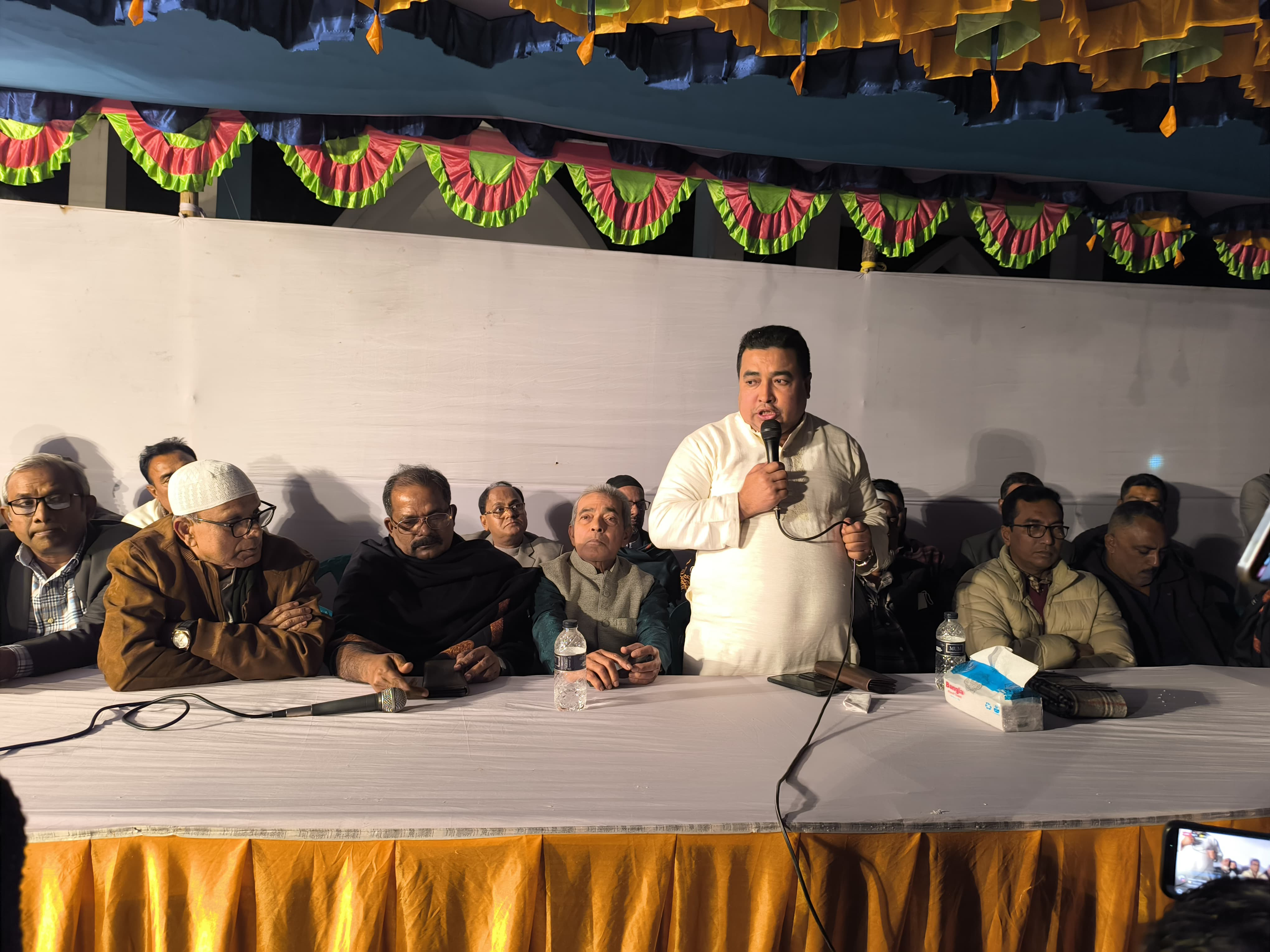 বক্তব্য রাখছেন কৃষিবিদ মেহেদী হাসান।