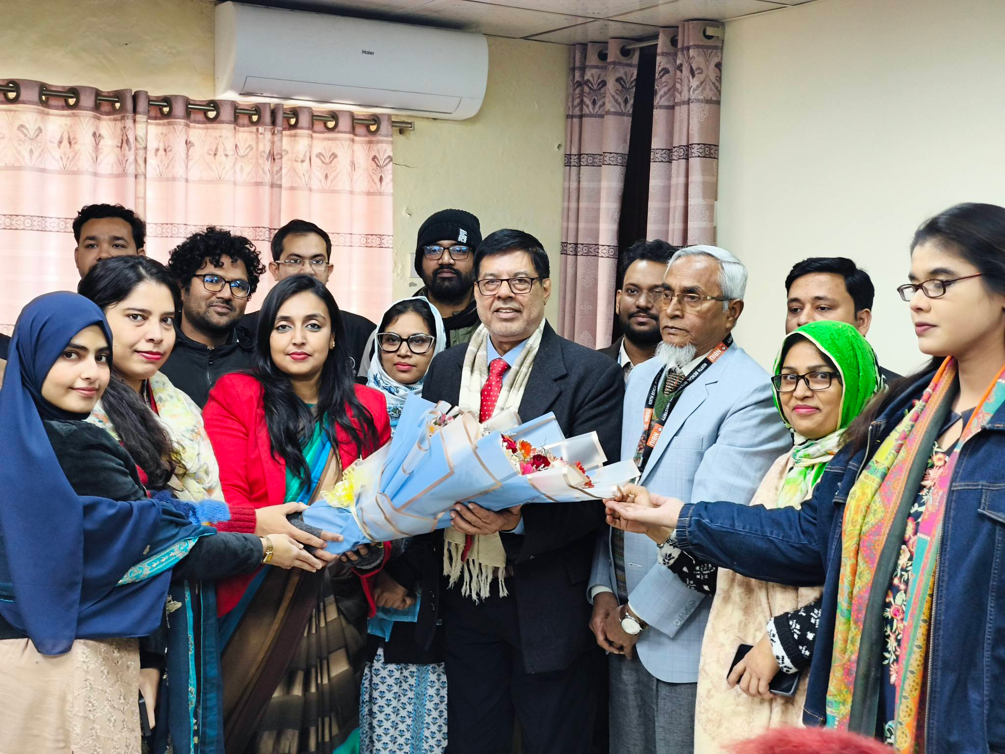 নর্থ বেঙ্গল ইন্টারন্যাশনাল ইউনিভার্সিটির নবনিযুক্ত উপাচার্য প্রফেসর ড. এম. ছায়েদুর রহমানের যোগদান।