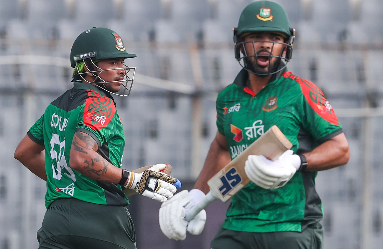 আজ দারুণ খেলেছেন দুই ওপেনার সৌম্য সরকার ও সাইফ হাসান।