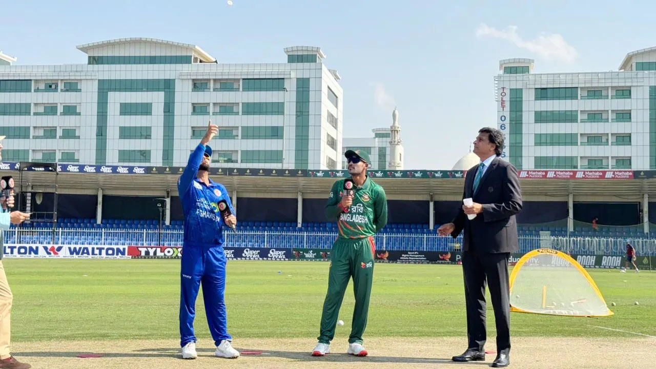 আফগানদের বিপক্ষে টস হেরে ফিল্ডিংয়ে শান্তরা