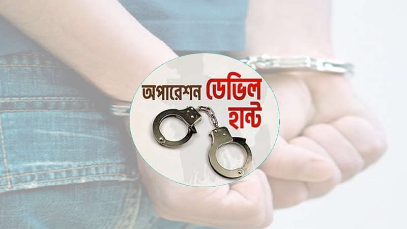সারাদেশে গ্রেপ্তার ৭৩১০