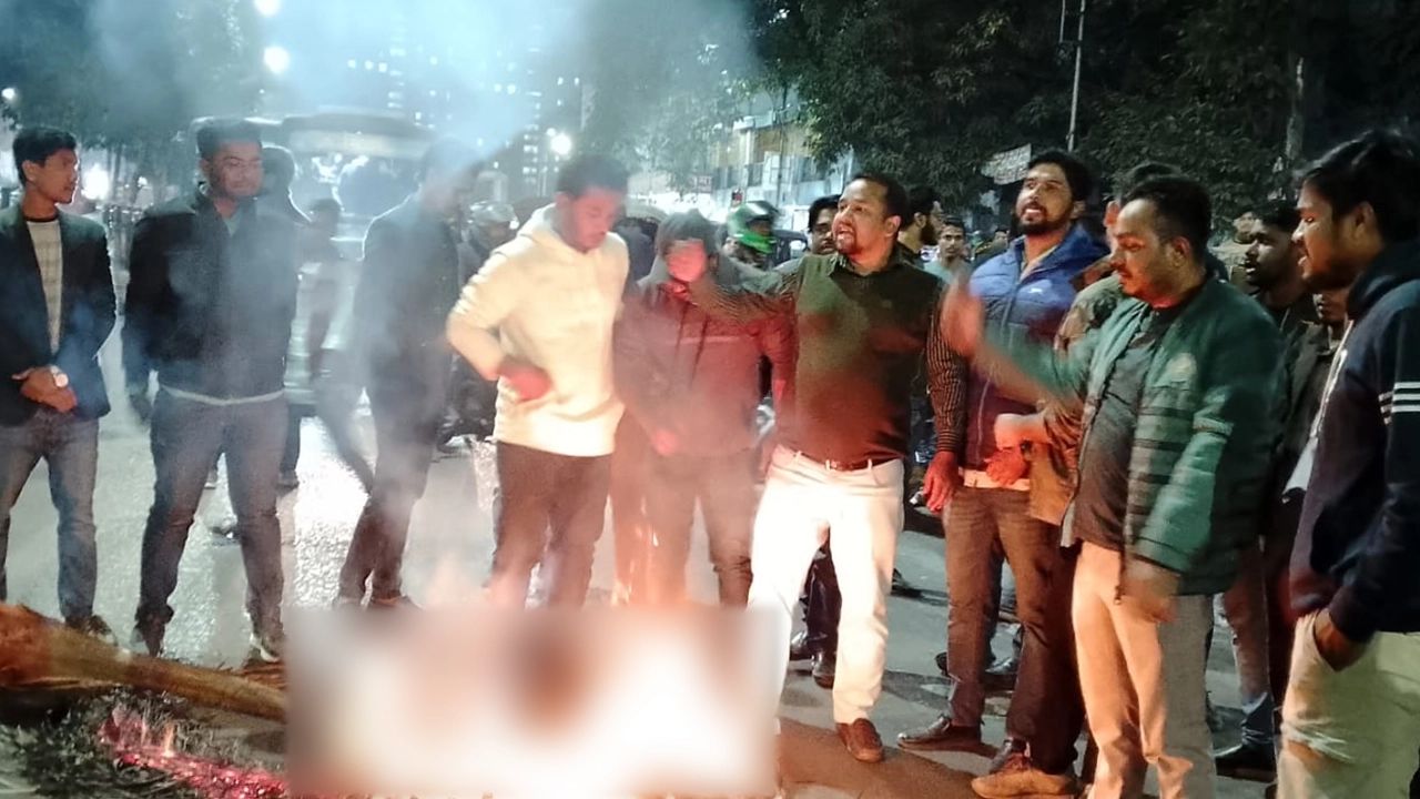 ঢাকা কলেজ ছাত্রদলের পদবঞ্চিতদের বিক্ষোভ
