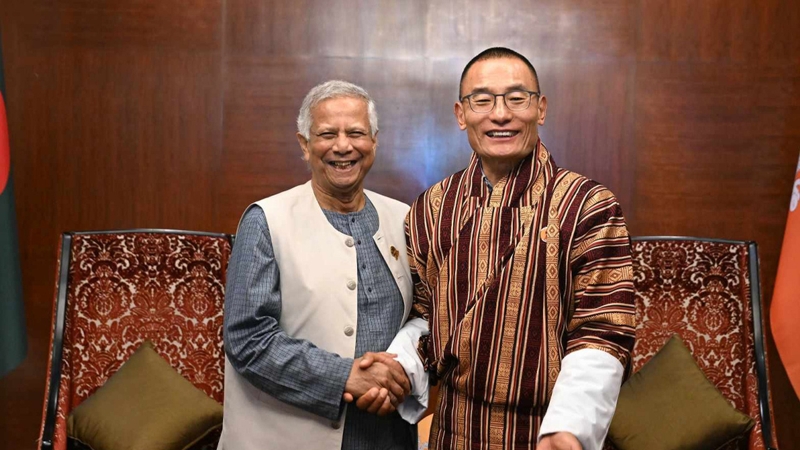 প্রধান উপদেষ্টা-ভুটান প্রধানমন্ত্রীর দ্বিপাক্ষিক বৈঠক