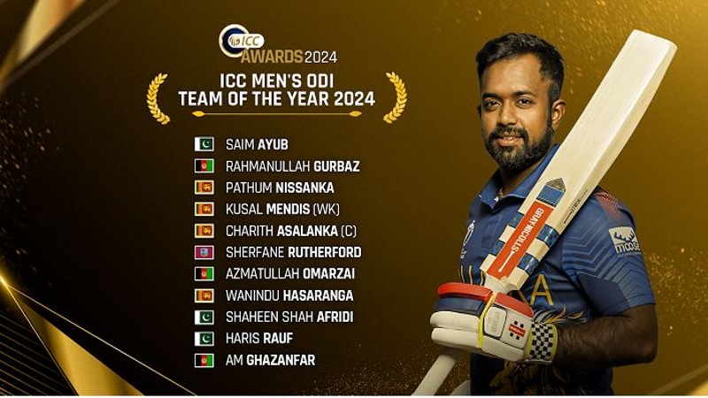 ২০২৪ সালের বর্ষসেরা ওয়ানডে একাদশে এশিয়ার ১০ জন