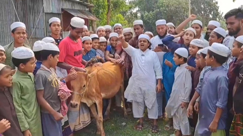 আ.লীগকে নিষিদ্ধ করায় গরু ‘কোরবানি’ করলেন মাদানী