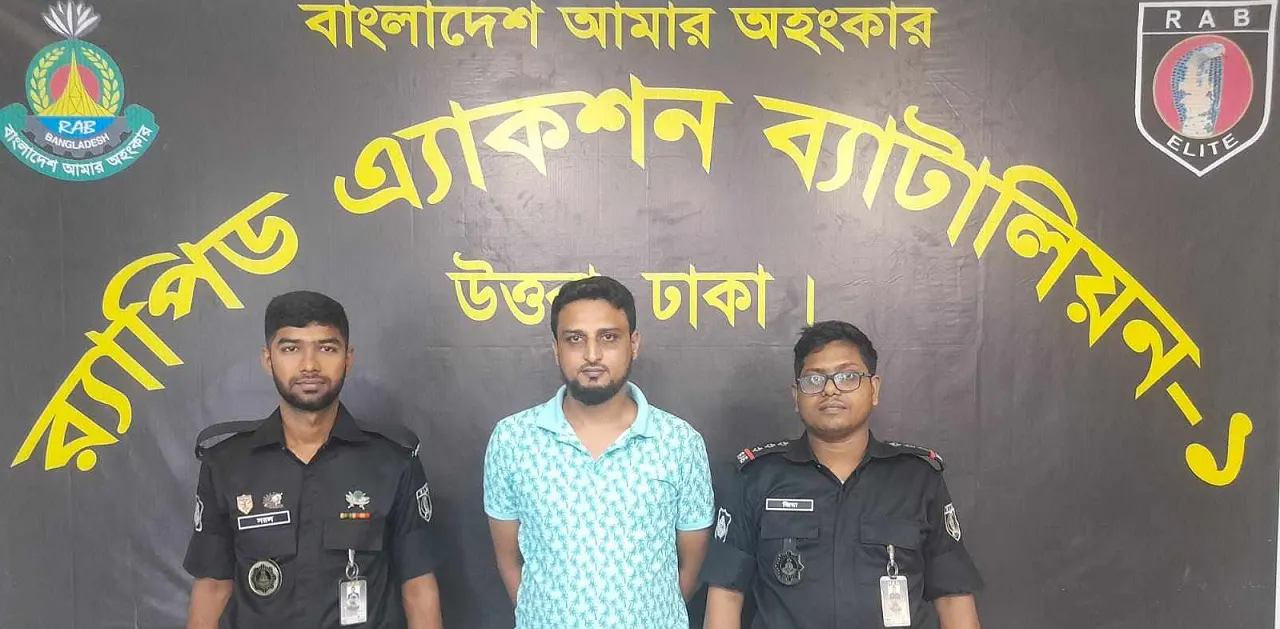ছাত্র-জনতার আন্দোলনে গুলিবর্ষণকারী সন্ত্রাসী রনি গ্রেপ্তার