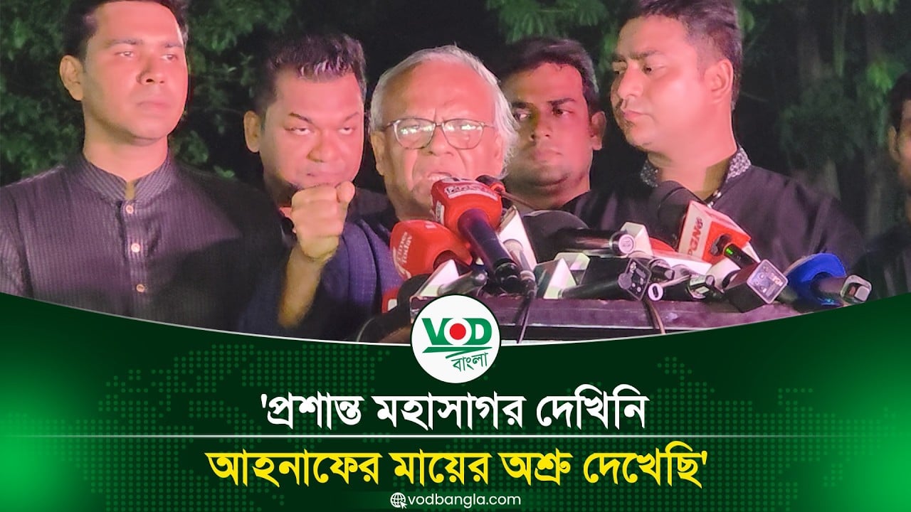 প্রশান্ত মহাসাগর দেখিনি আহনাফের মায়ের অশ্রু দেখেছি