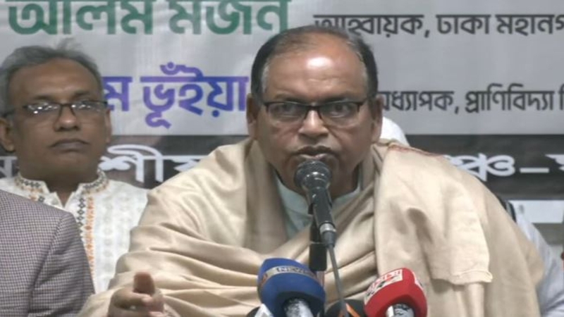 মুজিব আর জিয়া এক না: শামসুজ্জামান