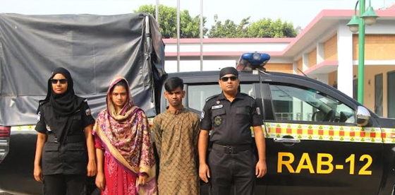 সিরাজগঞ্জে  ১০ কেজি গাঁজা সহ ২ মাদক ব্যবসায়ীকে গ্রেফতার