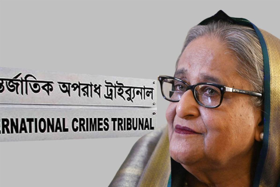 শেখ হাসিনার বিরুদ্ধে ট্রাইব্যুনালে রায় ঘোষণা শুরু