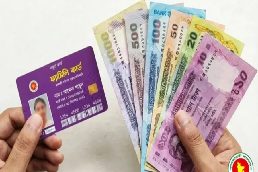 ফ্যামিলি কার্ড বিতরণ শুরু ১০ মার্চ, মাসে ২৫শ’ টাকা ভাতা