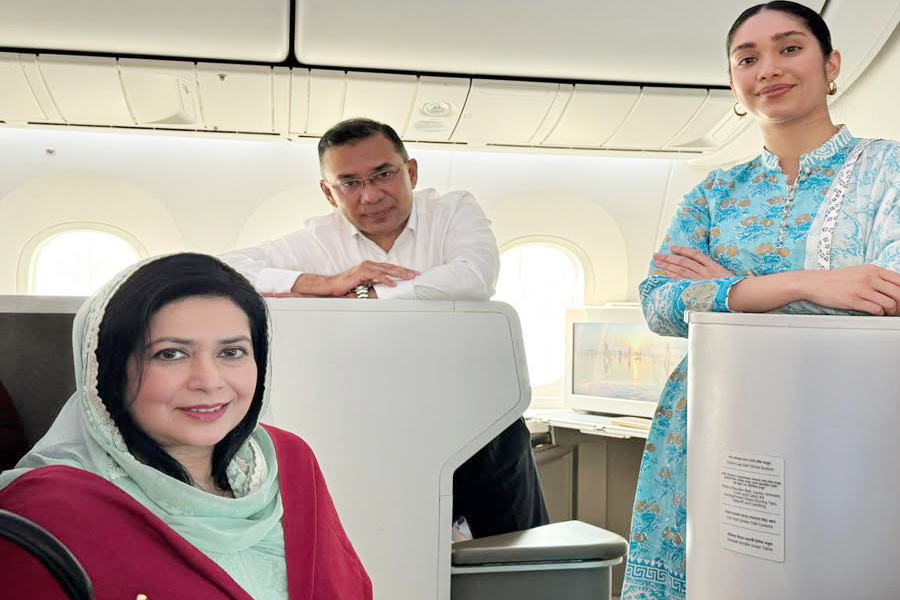 সিলেট থেকে ঢাকার পথে তারেক রহমান