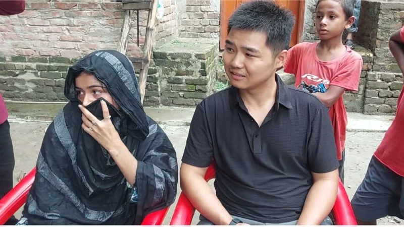 প্রেমের টানে চীনের যুবক বাংলাদেশে