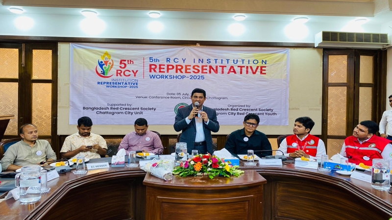 রেড ক্রিসেন্ট কার্যক্রম জোরদারে  প্রতিনিধি কর্মশালা অনুষ্ঠিত
