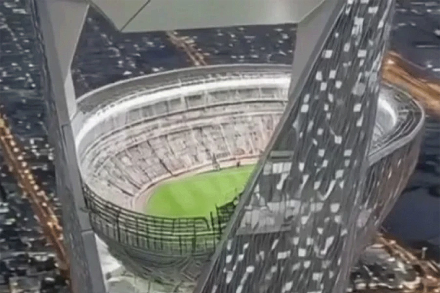 ১১৪৮ ফুট উচ্চতায় বিশ্বকাপের সম্ভাব্য স্টেডিয়াম