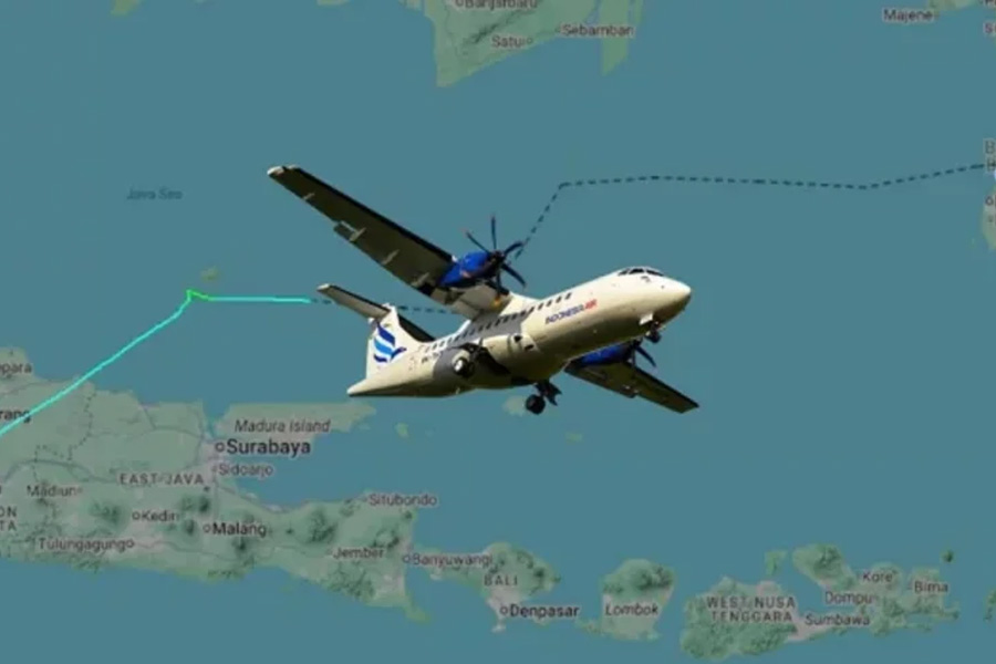 ইন্দোনেশিয়ায় ১১ আরোহীসহ ছোট যাত্রীবাহী বিমান নিখোঁজ