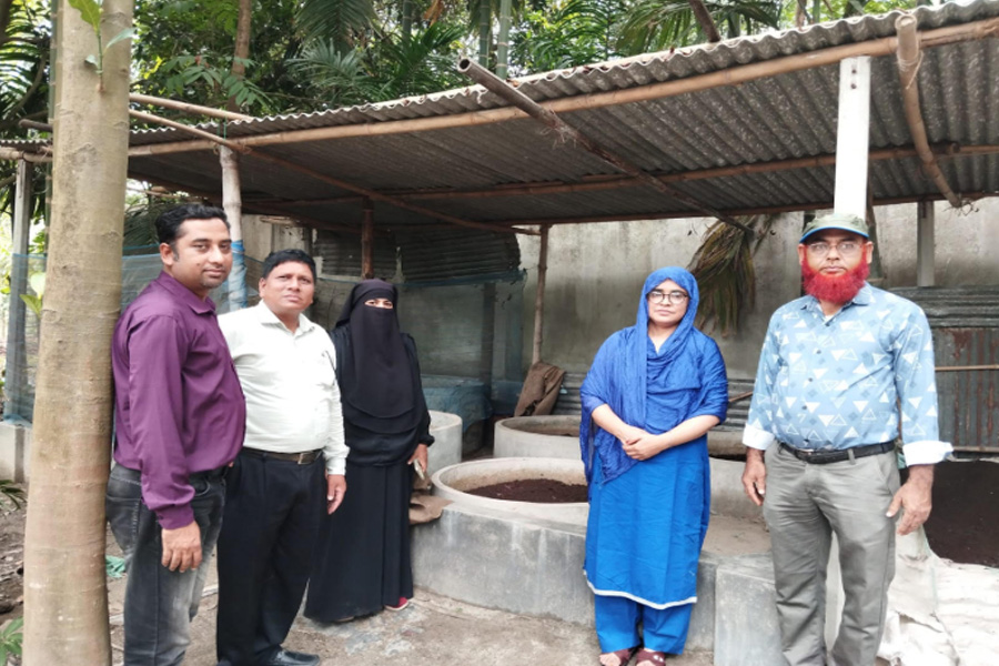 ভার্মি কম্পোস্ট উৎপাদন বদলে দিল লুনা লায়লার জীবন