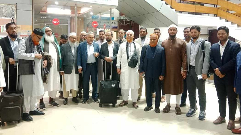 চীনের উদ্দেশে জামায়াত প্রতিনিধিদলের ঢাকা ত্যাগ