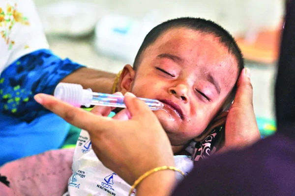 হামের প্রাদুর্ভাবে আক্রান্ত হয়ে চিকিৎসা নিয়েছে ২২ হাজার জন