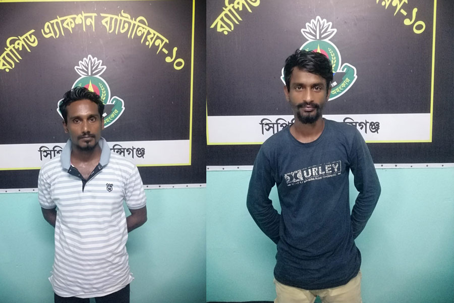 মুন্সিগঞ্জে সাজাপ্রাপ্ত দুই আসামি গ্রেপ্তার