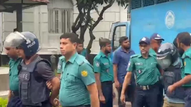 আবু সাঈদ হত্যা মামলা আসামিদের ট্রাইব্যুনালে হাজির