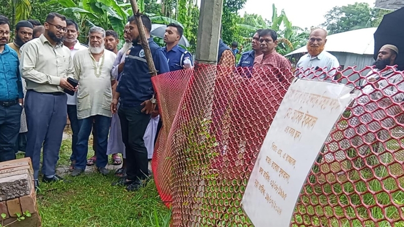 শ্রীপুরের রাব্বির লাশ তুলতে দেয়নি পরিবার