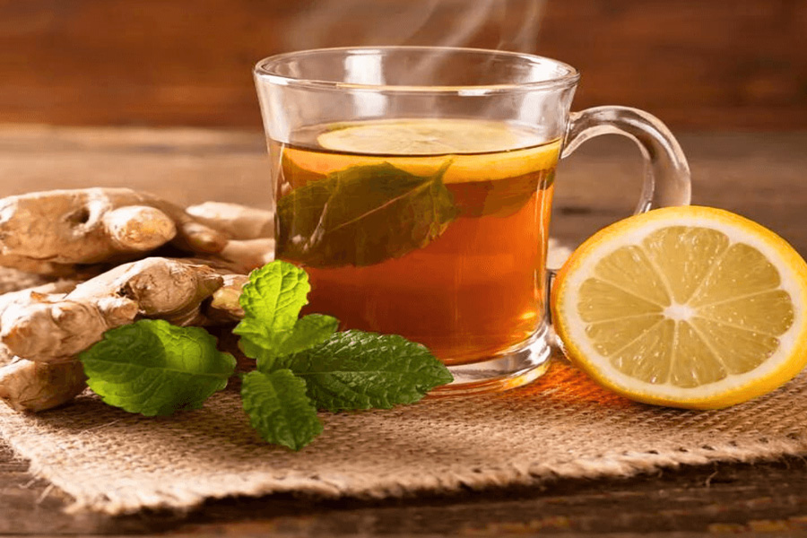 তুলসী, আদা ও মধু দিয়ে তৈরি চা