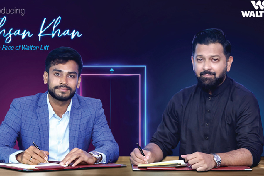 ওয়ালটন লিফটের ব্র্যান্ড অ্যাম্বাসেডর হলেন তাহসান