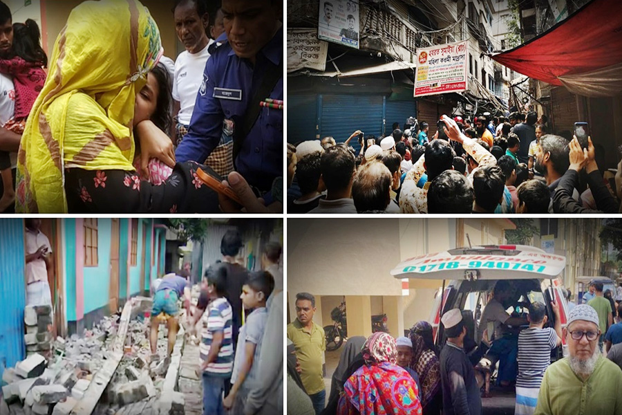 ইট আর মাটিতে চাপা পড়ে নিভল ৬ প্রাণ, আহত শতাধিক