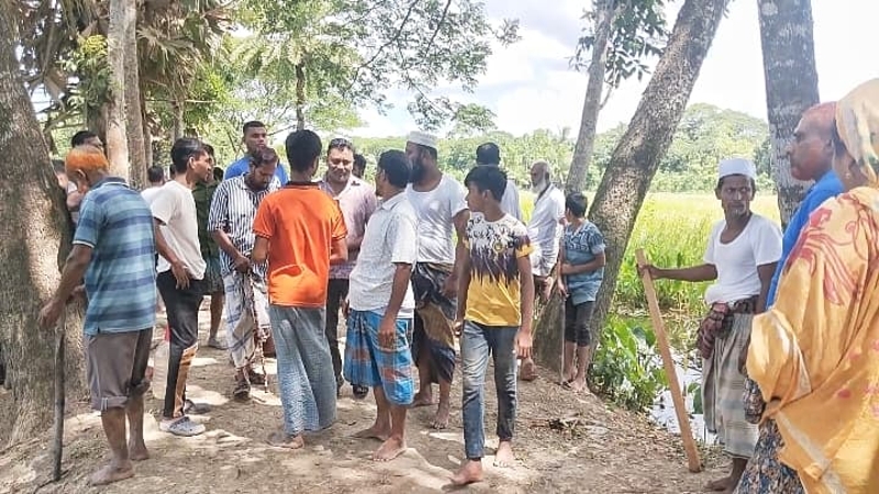 জমি দখলের জন্য দেশীয় অস্ত্রের মহড়া