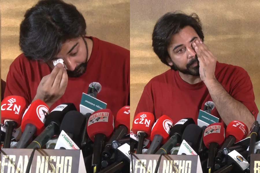 ‘দম’ নিয়ে কথা বলতে গিয়ে কাঁদলেন নিশো