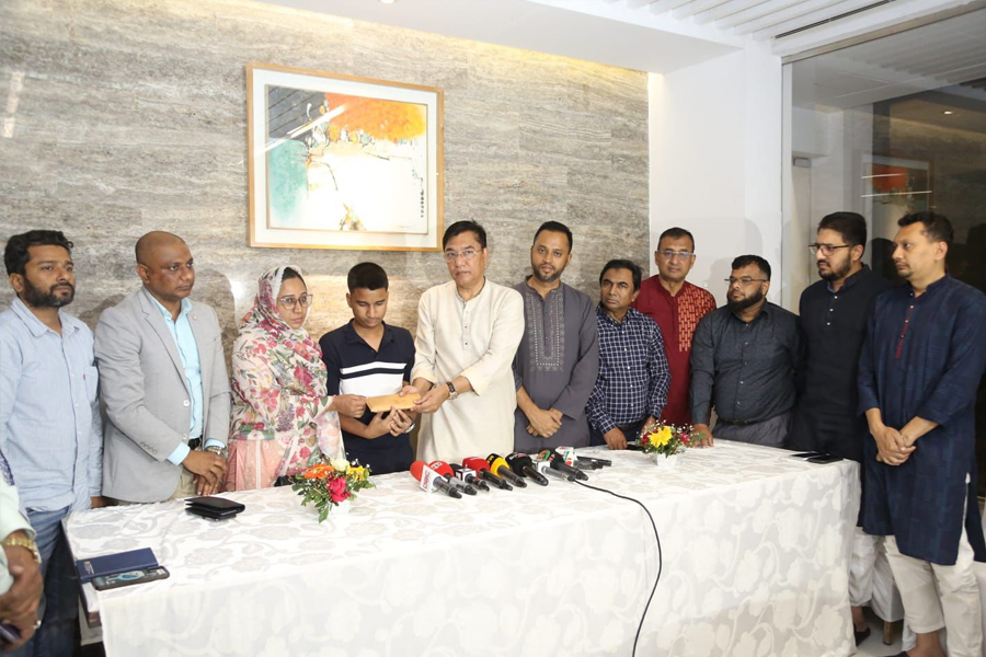 ক্যান্সার আক্রান্ত জিসানের চিকিৎসায় আবারো তারেক রহমানের সহায়তা