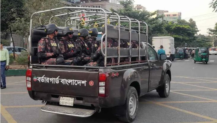 রাজধানী ও আশপাশের এলাকায় ১২ প্লাটুন বিজিবি মোতায়েন