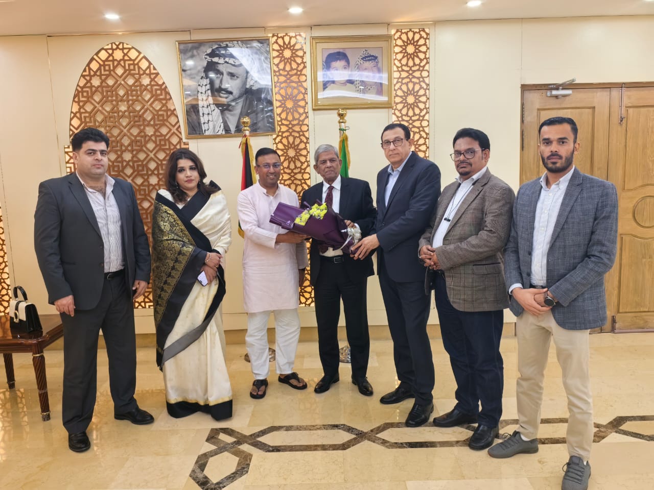 ফিলিস্তিন রাষ্ট্রদূতের নৈশভোজে বিএনপির প্রতিনিধি দল