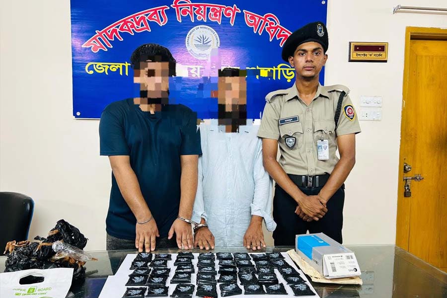 ৮ হাজার পিস ইয়াবাসহ দুই মাদক কারবারি গ্রেপ্তার