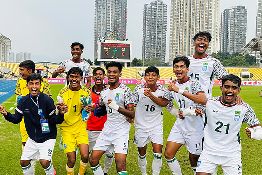 ৮–০ ব্যবধানে জিতল বাংলাদেশ