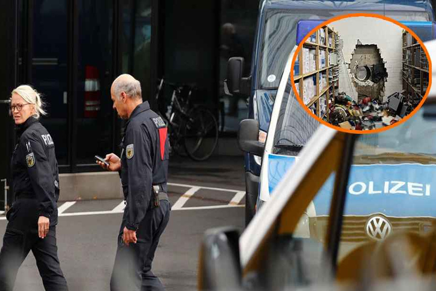 জার্মানিতে ব্যাংকের ভল্ট ভেঙে ৩০ মিলিয়ন ইউরো চুরি