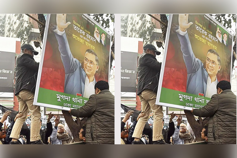 রাজধানী থেকে বিএনপির ব্যানার-ফেস্টুন অপসারণ শুরু