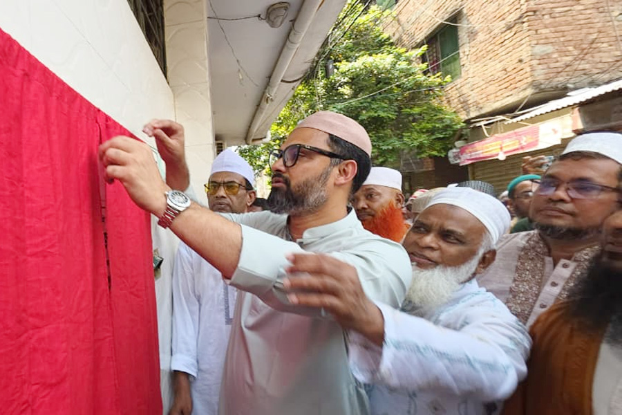 রূপনগরে বাইতুল মামুর জামে মসজিদের ৫ম তলা উদ্বোধন করেন