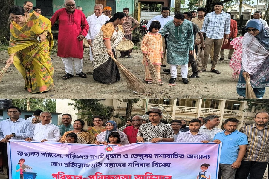কুড়িগ্রামে ডেঙ্গু প্রতিরোধে জেলা প্রশাসনের বিশেষ পরিচ্ছন্নতা অভিযান