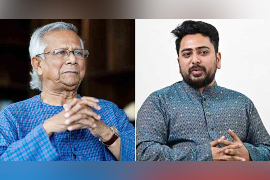 নাহিদ ইসলামকে অভিনন্দন জানিয়ে প্রধান উপদেষ্টার বার্তা