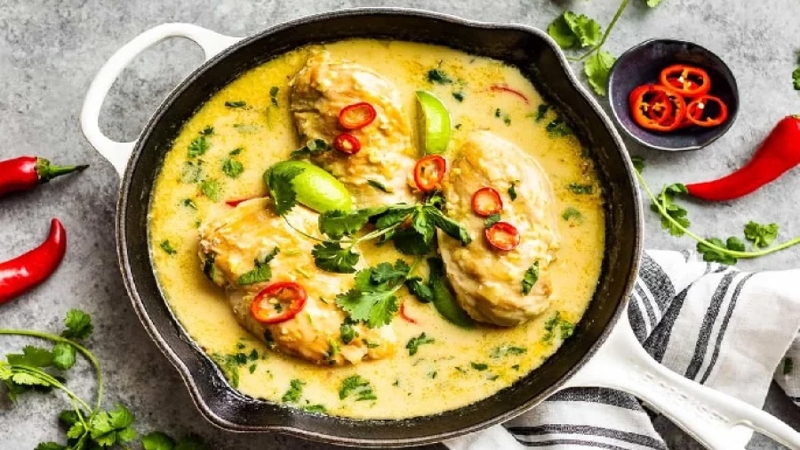 ভিন্ন স্বাদের কোকোনাট লাইম চিকেন রেসিপি