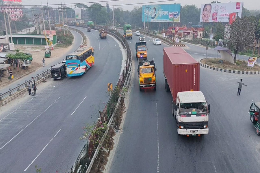 ঢাকা-টাঙ্গাইল মহাসড়কে নেই যানজট