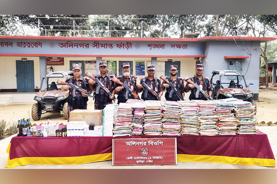 বিজিবির অভিযান, বিপুল পরিমাণ ভারতীয় পণ্য জব্দ