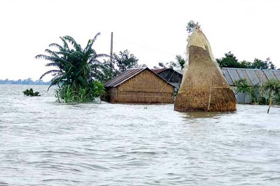 পাঁচ জেলায় বন্যার পূর্বাভাস, নদীর পানি বাড়ছে