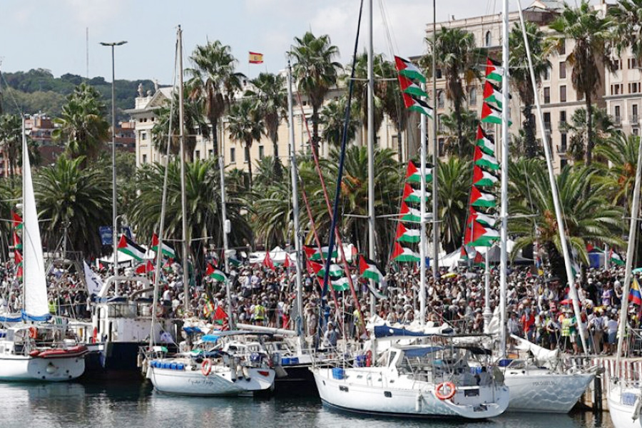 অনির্দিষ্টকালের অনশনে গ্লোবাল সুমুদ ফ্লোটিলার আরোহীরা