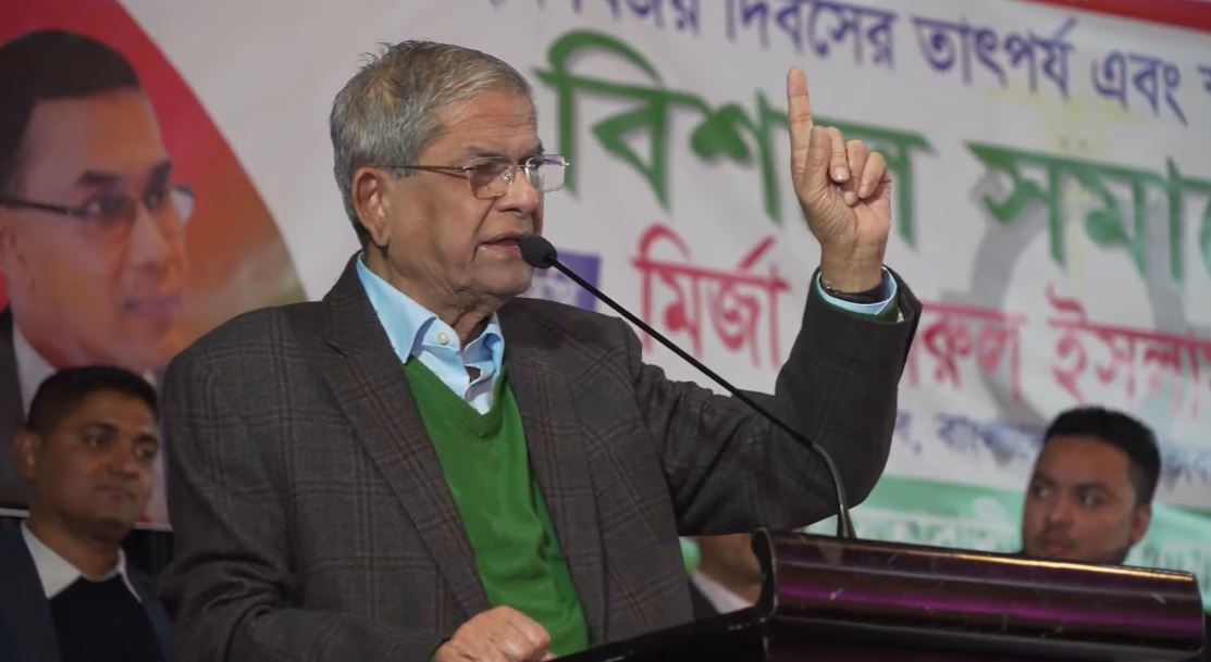 রাজনৈতিক দলগুলোকে প্রতিপক্ষ না বানানোর আহ্বান মির্জা ফখরুলের