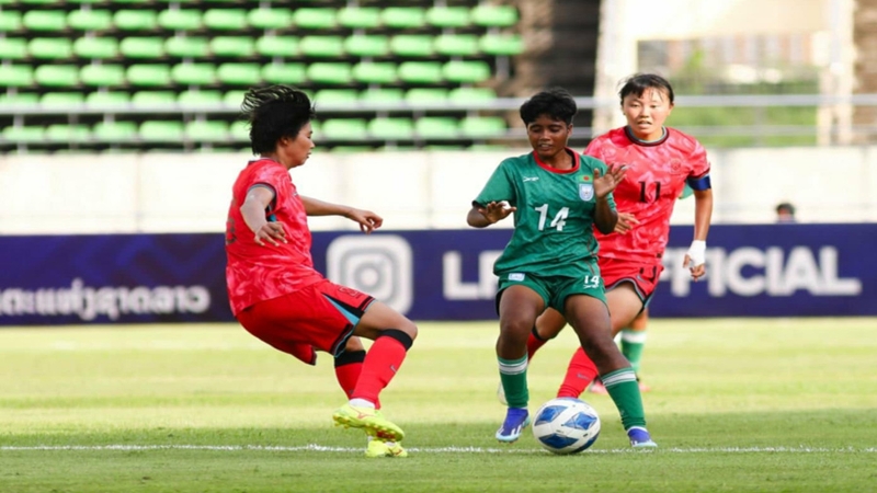 কোরিয়ার বিপক্ষে বড় ব্যবধানে হারল বাংলাদেশ