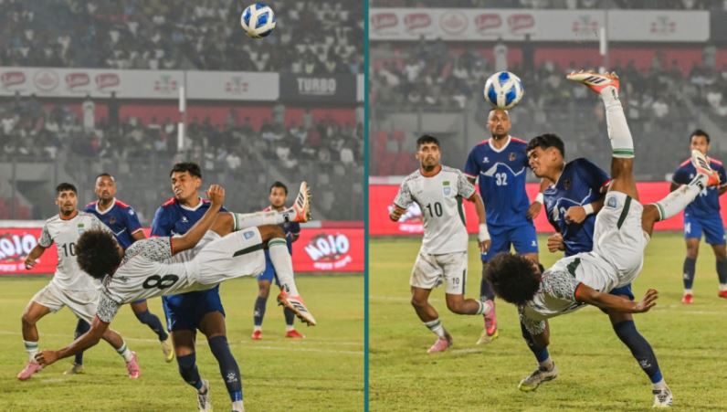 প্রশংসায় ভাসিয়ে ফিফা লিখেছে— ‘উড়ন্ত হামজা’